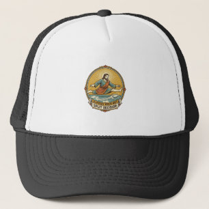 Jesus Dropped Wet Soap Sliding Bathroom Floor Clum Trucker Hat