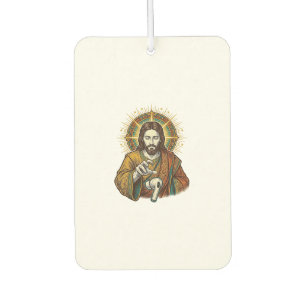 Jesus Dropped Wireless Earbud Under Desk Tech Clum Air Freshener