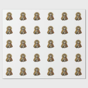 Jesus Dropped Wireless Earbud Under Desk Tech Clum Wrapping Paper