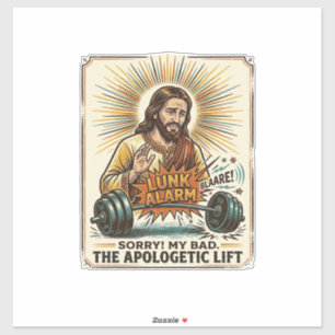 Jesus Dropping Heavy Dumbbell Loudly Gym Lunk Alar