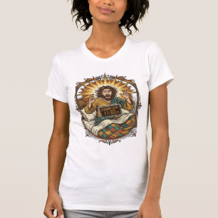 Jesus Drunk Online Shopping Receipt Morning After T-Shirt