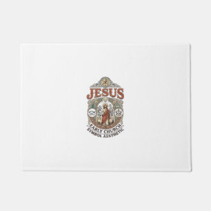 Jesus Early Church Symbol Aesthetic Jesus Early Ch Doormat