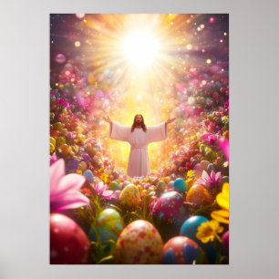 Jesus Easter Resurrection Poster