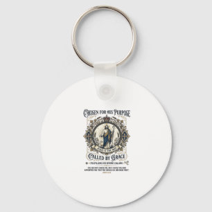 Jesus Electrician Shirt Faith Based Design_1 Keychain