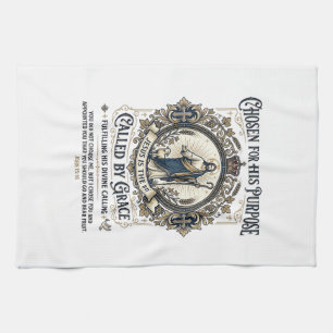 Jesus Electrician Shirt Faith Based Design_1 Kitchen Towel