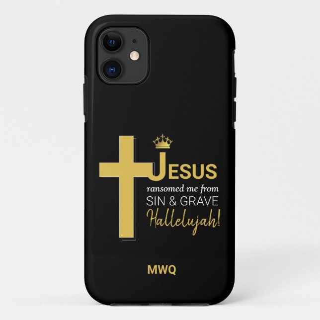 JÉSUS élégant M'A RANSOMÉ coque iphone chrétien (Dos)