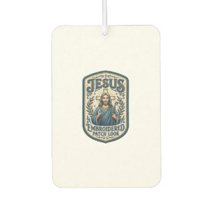 Jesus Embroidered Patch Look Jesus Embroidered Pat Air Freshener