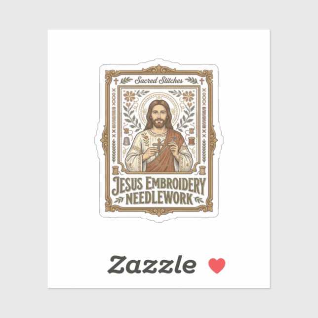 Jesus Embroidery Needlework Jesus Embroidery Needl (Sheet)