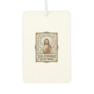 Jesus Embroidery Needlework Jesus Embroidery Needl Air Freshener