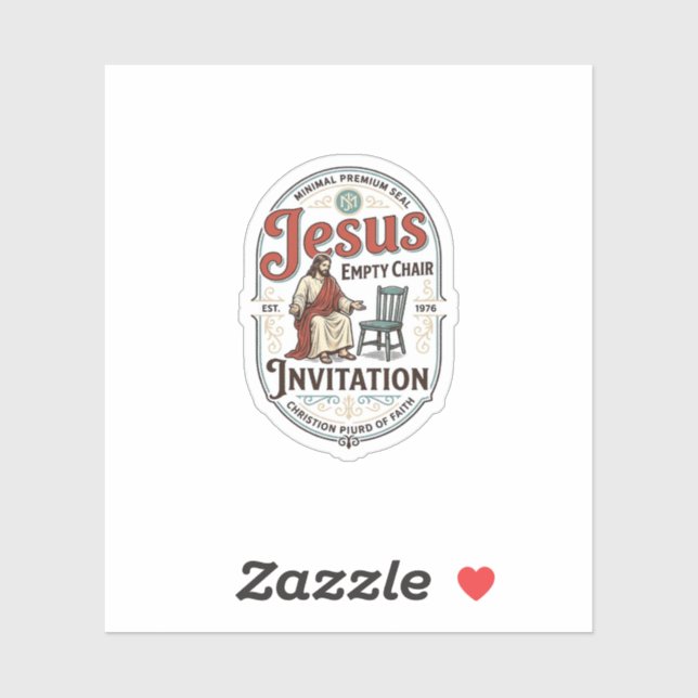 Jesus Empty Chair Invitation Jesus Empty Chair Inv (Sheet)
