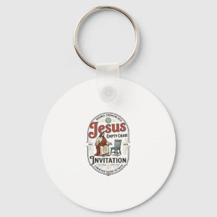 Jesus Empty Chair Invitation Jesus Empty Chair Inv Keychain