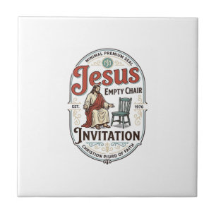 Jesus Empty Chair Invitation Jesus Empty Chair Inv Tile