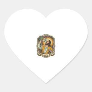 Jesus Empty Tortilla Chip Bag Drunk Munchies Party Heart Sticker