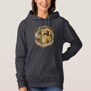 Jesus Empty Tortilla Chip Bag Drunk Munchies Party Hoodie