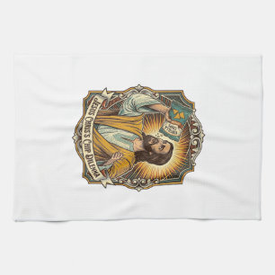 Jesus Empty Tortilla Chip Bag Drunk Munchies Party Kitchen Towel