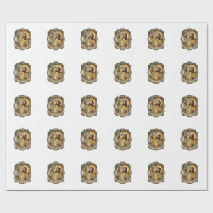 Jesus Empty Tortilla Chip Bag Drunk Munchies Party Wrapping Paper