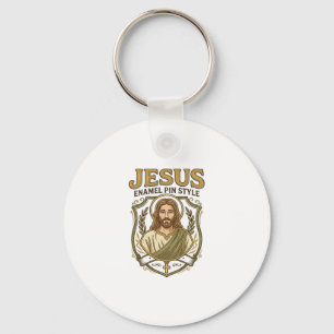 Jesus Enamel Pin Style Jesus Enamel Pin Christian Keychain