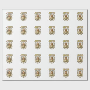 Jesus Enamel Pin Style Jesus Enamel Pin Christian Wrapping Paper