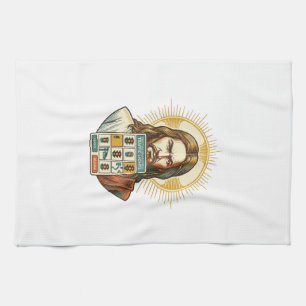 Jesus Endless Captcha Verification Traffic Lights Kitchen Towel