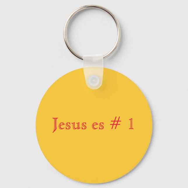 Jesus es # 1 keychain (Front)