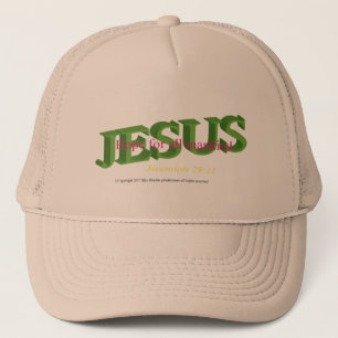 Jésus est casquette de base-ball/camionneur