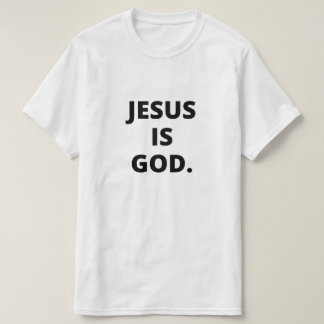 Jésus est dieu, t-shirt minimaliste chrétien