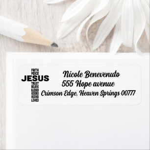 Jésus est la croix centrale