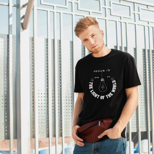 Jésus est la Lumière du Monde Chrétien T-shirt