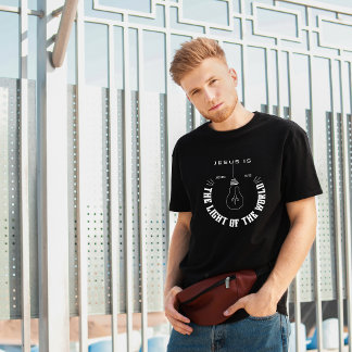Jésus est la Lumière du Monde Chrétien T-shirt
