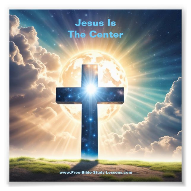 Jésus Est La Photo Du Centre (Devant)