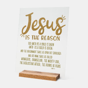 Jésus est la raison avec Isaïe Verse Noël