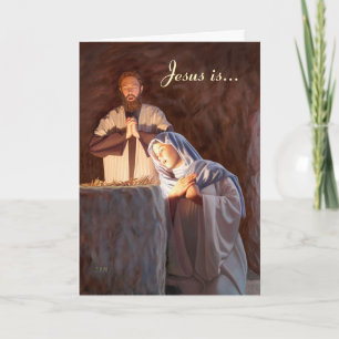 Jésus est la raison de la carte de voeux de saison