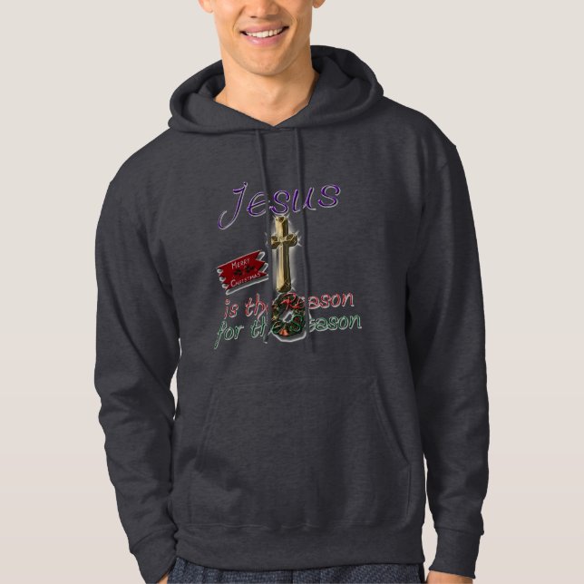 Jésus est la raison de la veste Sweat - shirt à ca (Devant)