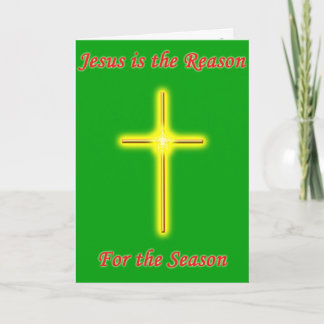 Jésus est la raison de Noël Carte de voeux