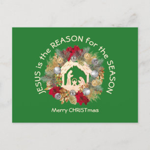 JÉSUS EST LA RAISON DE Noël Carte postale