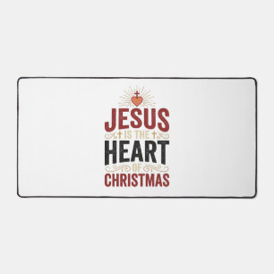 Jésus est le cœur du T-shirt vintage de Noël