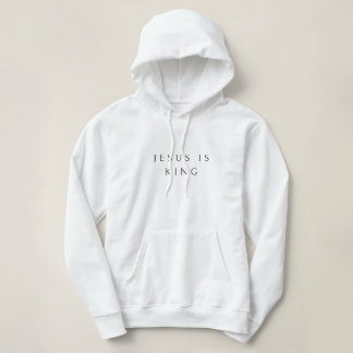 JÉSUS EST LE ROI Sweat - shirt à capuche féminin