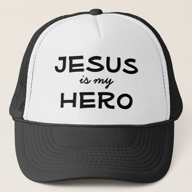 Jésus Est Mon Casquette Héros (Devant)