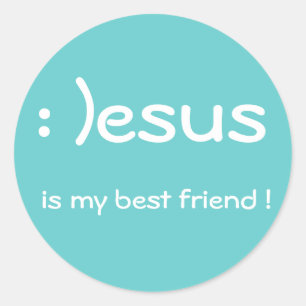 Jésus est mon meilleur ami ! Autocollant