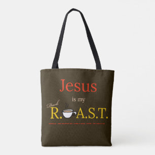Jésus est mon Sac fourre-tout noir R.O.A.S.T.