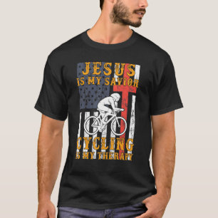 Jésus Est Mon Sauveur Cycling Est Mon Sweat - shir