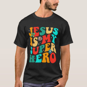 Jésus Est Mon T-shirt Religieux Chrétien Superhero