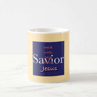 Jésus Est Sauveur Pale Jaune Chrétien Café Mug