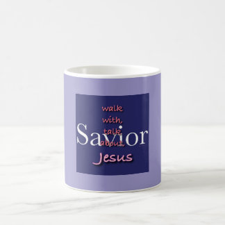 Jésus Est Sauveur Pale Lavender Coffee Mug