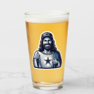 Jesus est un fan de Dallas qui boit du verre