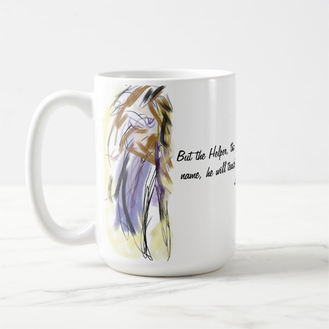 Jésus est un saint fantôme Tone deux tones tasse à (Gauche)