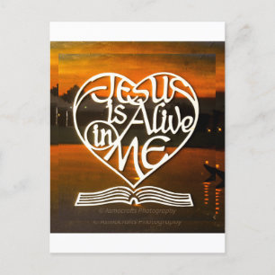 JESUS est vivant dans ME Carte postale