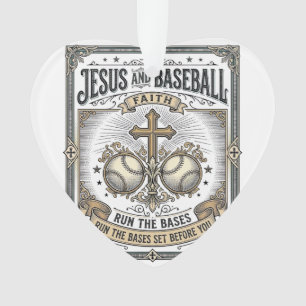Jésus et baseball Christianisme vintage