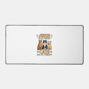 Jésus et les chats sont ma thérapie Vintage Chat T