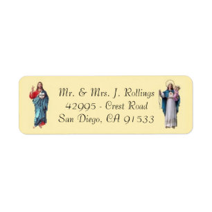 Jésus et Sainte Vierge Marie Retourner l'adresse É